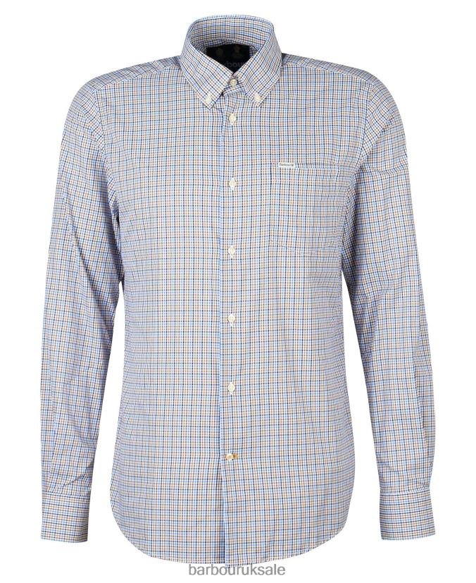 Stanhope Performance Checked Shirt Barbour Men R08LB6492 Clothing Stone