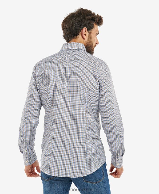 Stanhope Performance Checked Shirt Barbour Men R08LB6492 Clothing Stone