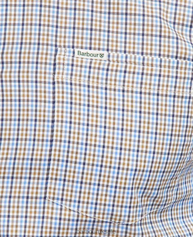 Stanhope Performance Checked Shirt Barbour Men R08LB6492 Clothing Stone