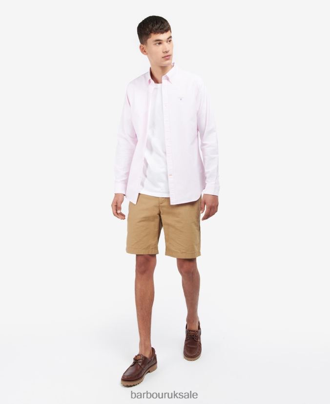 Striped Oxford Tailored Shirt Barbour Men R08LB6464 Clothing Classic Pink