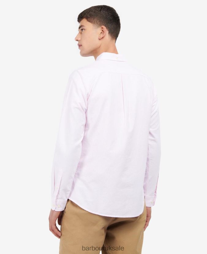 Striped Oxford Tailored Shirt Barbour Men R08LB6464 Clothing Classic Pink