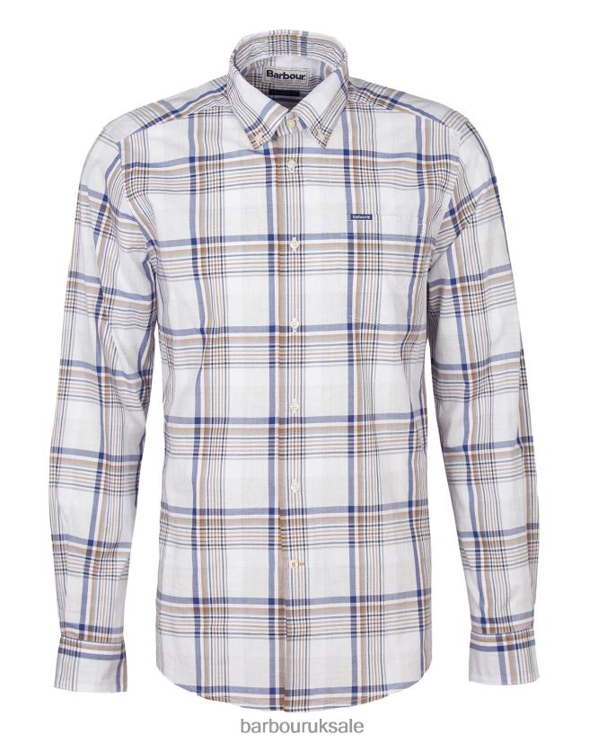 Sunhill Tailored Shirt Barbour Men R08LB6500 Clothing Classic Red