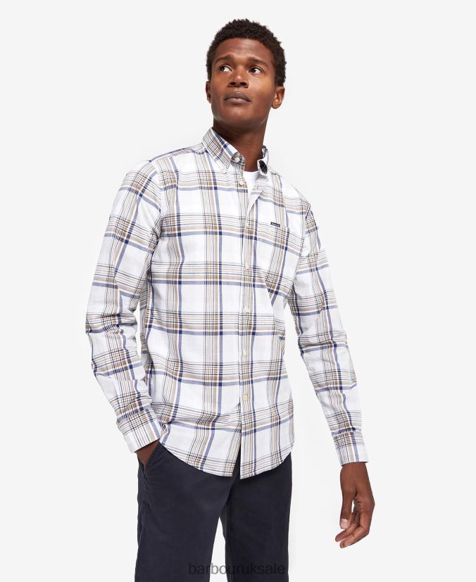 Sunhill Tailored Shirt Barbour Men R08LB6500 Clothing Classic Red