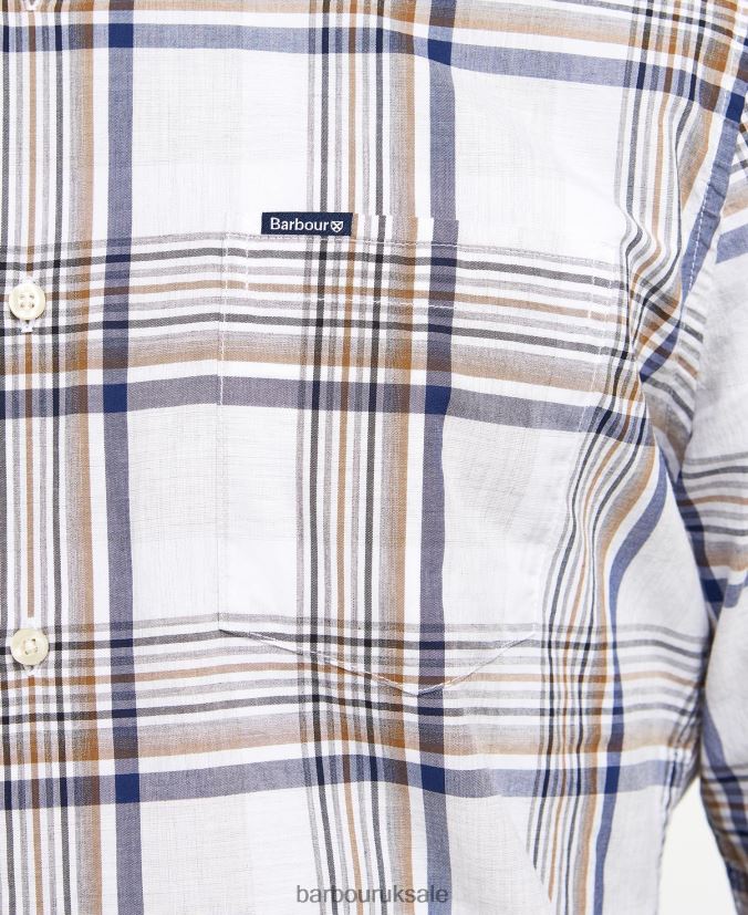Sunhill Tailored Shirt Barbour Men R08LB6500 Clothing Classic Red