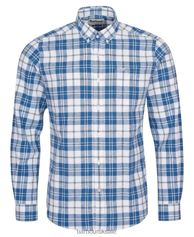 Thorpe Tailored Shirt Barbour Men R08LB6340 Clothing White