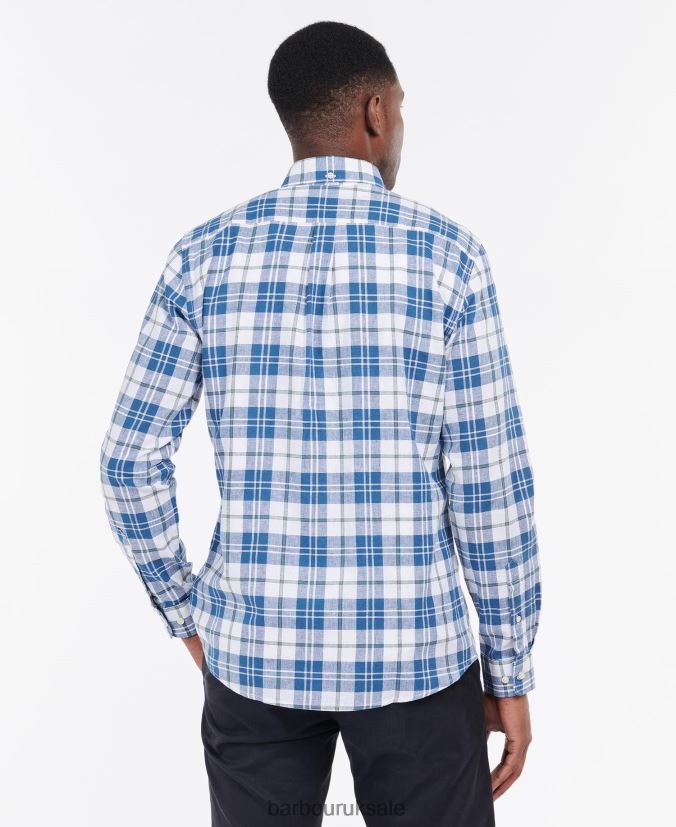 Thorpe Tailored Shirt Barbour Men R08LB6340 Clothing White
