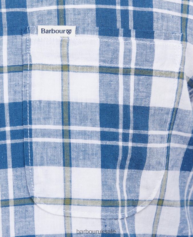 Thorpe Tailored Shirt Barbour Men R08LB6340 Clothing White