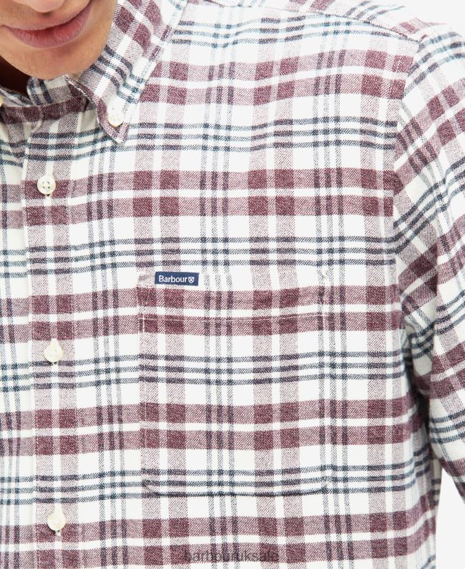 Waldon Tailored Shirt Barbour Men R08LB6532 Clothing Mid Blue