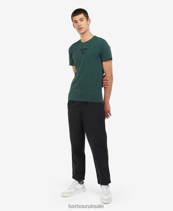 Allensford T-Shirt Barbour Men R08LB6888 Clothing Green Gables