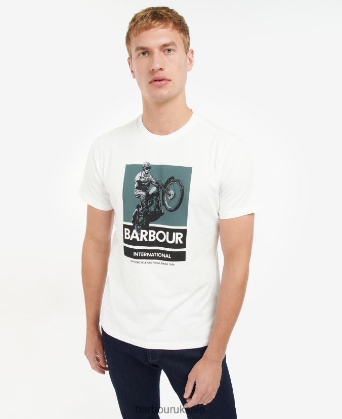 Archie Graphic-Print T-Shirt Barbour Men R08LB6941 Clothing Classic Black