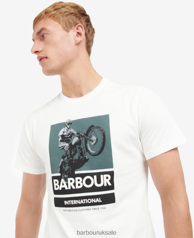 Archie Graphic-Print T-Shirt Barbour Men R08LB6941 Clothing Classic Black