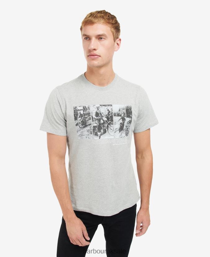 Arter Graphic-Print T-Shirt Barbour Men R08LB6937 Clothing Insignia Blue