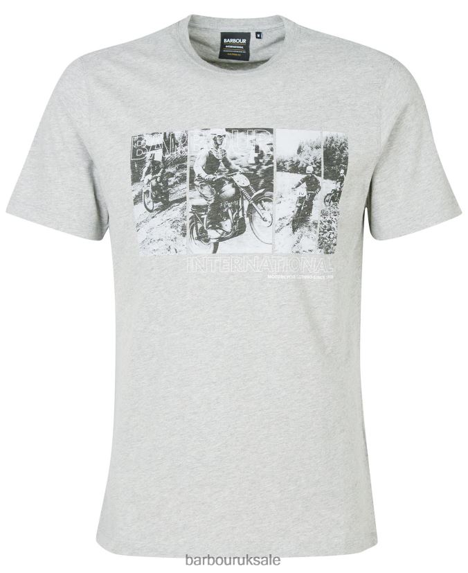 Arter Graphic-Print T-Shirt Barbour Men R08LB6937 Clothing Insignia Blue
