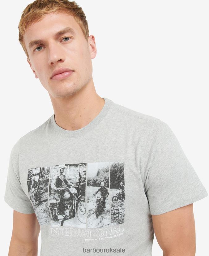 Arter Graphic-Print T-Shirt Barbour Men R08LB6937 Clothing Insignia Blue
