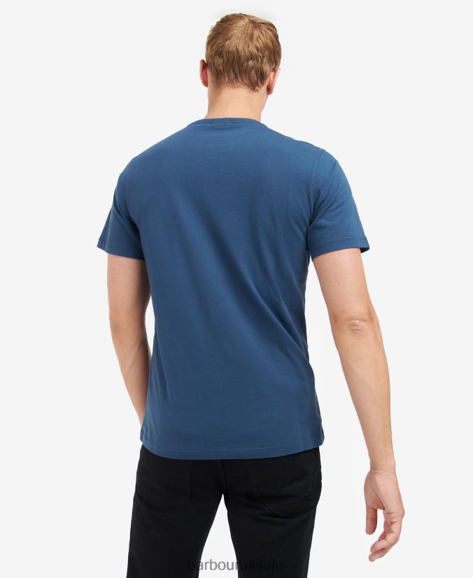 Arter Graphic-Print T-Shirt Barbour Men R08LB6938 Clothing Insignia Blue