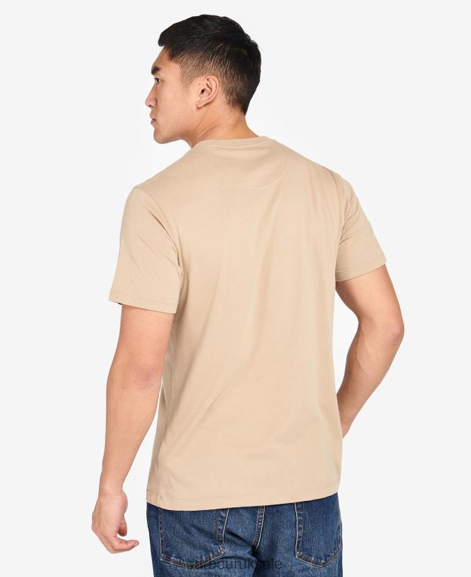 Barry Graphic T-Shirt Barbour Men R08LB6956 Clothing Insignia Blue