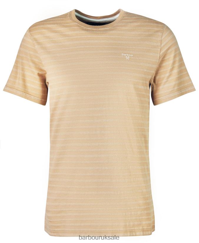 Billingham Pique T-Shirt Barbour Men R08LB6901 Clothing Cornstalk