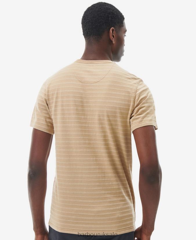 Billingham Pique T-Shirt Barbour Men R08LB6901 Clothing Cornstalk