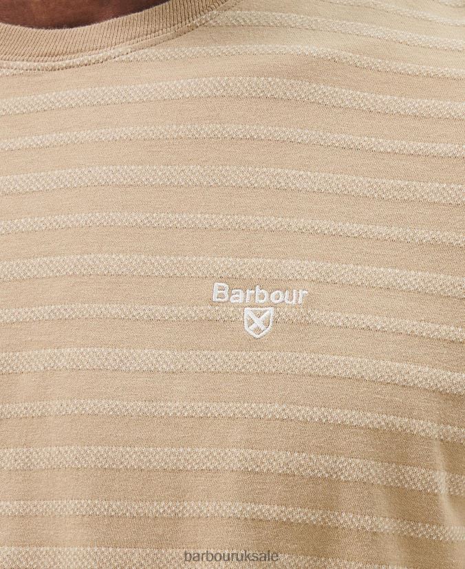 Billingham Pique T-Shirt Barbour Men R08LB6901 Clothing Cornstalk