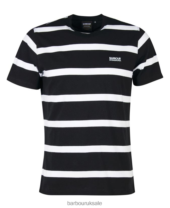 Cobain Striped T-Shirt Barbour Men R08LB6919 Clothing Blue Horizon