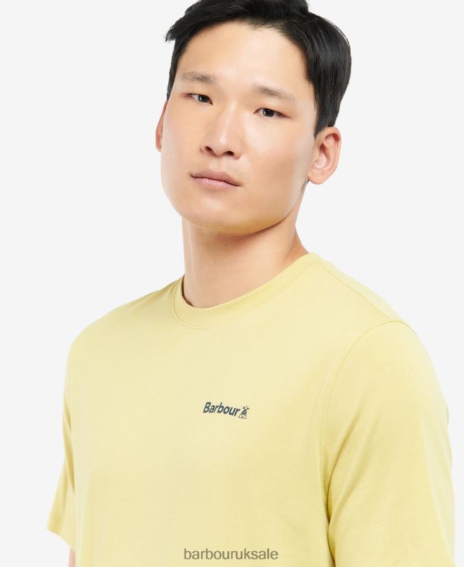 Coordinates Logo T-Shirt Barbour Men R08LB6916 Clothing Mist
