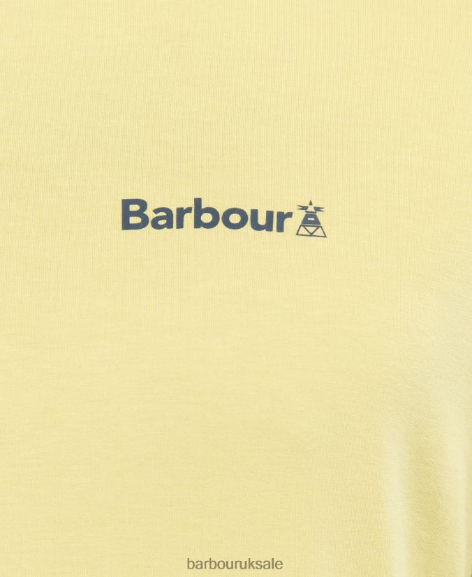 Coordinates Logo T-Shirt Barbour Men R08LB6916 Clothing Mist