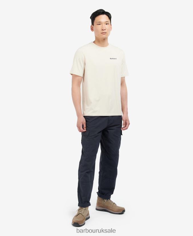 Coordinates Logo T-Shirt Barbour Men R08LB6943 Clothing Mist