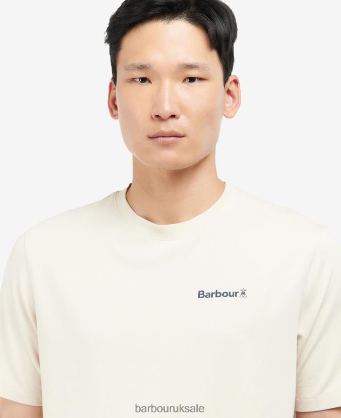 Coordinates Logo T-Shirt Barbour Men R08LB6943 Clothing Mist