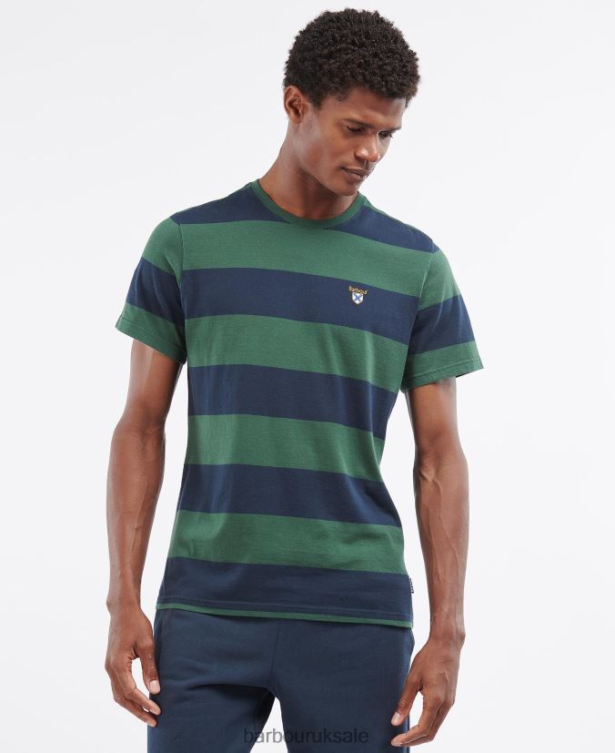 Cornell Stripe T-Shirt Barbour Men R08LB6906 Clothing Sycamore