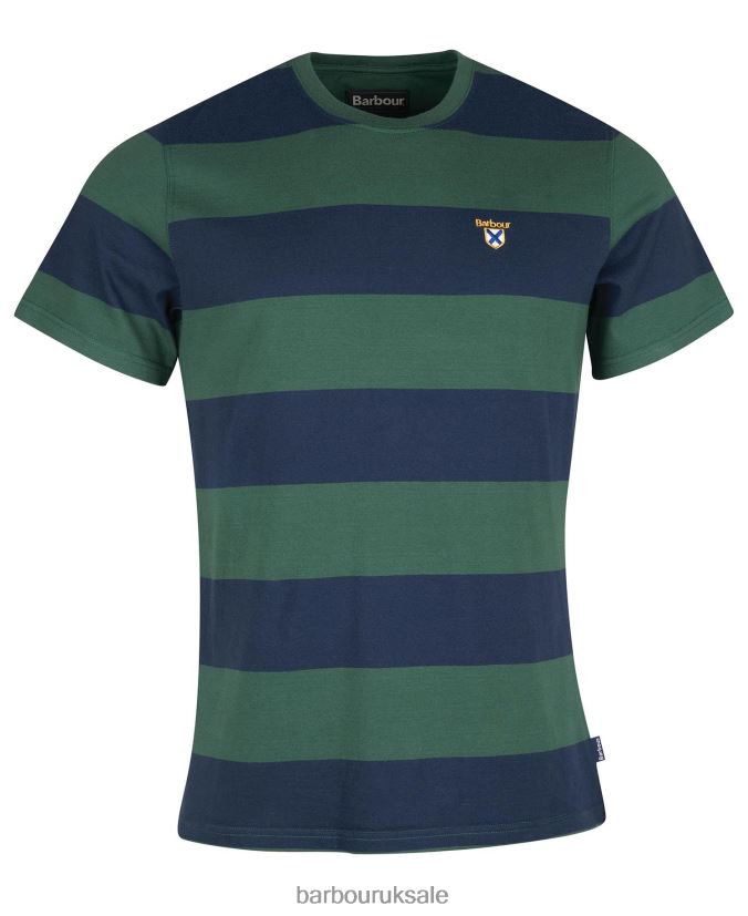Cornell Stripe T-Shirt Barbour Men R08LB6906 Clothing Sycamore