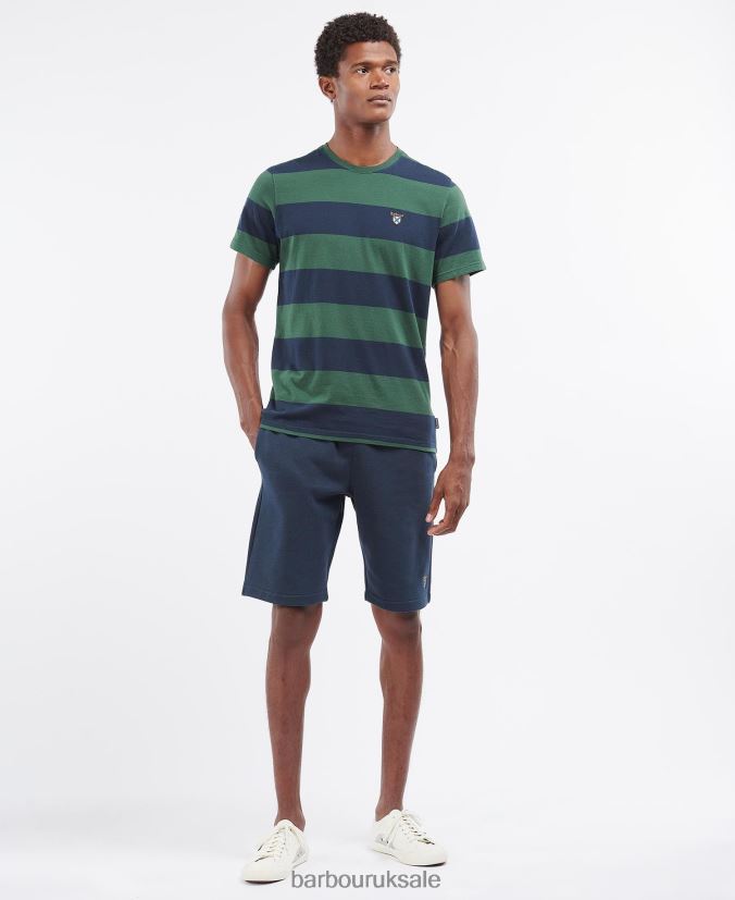 Cornell Stripe T-Shirt Barbour Men R08LB6906 Clothing Sycamore