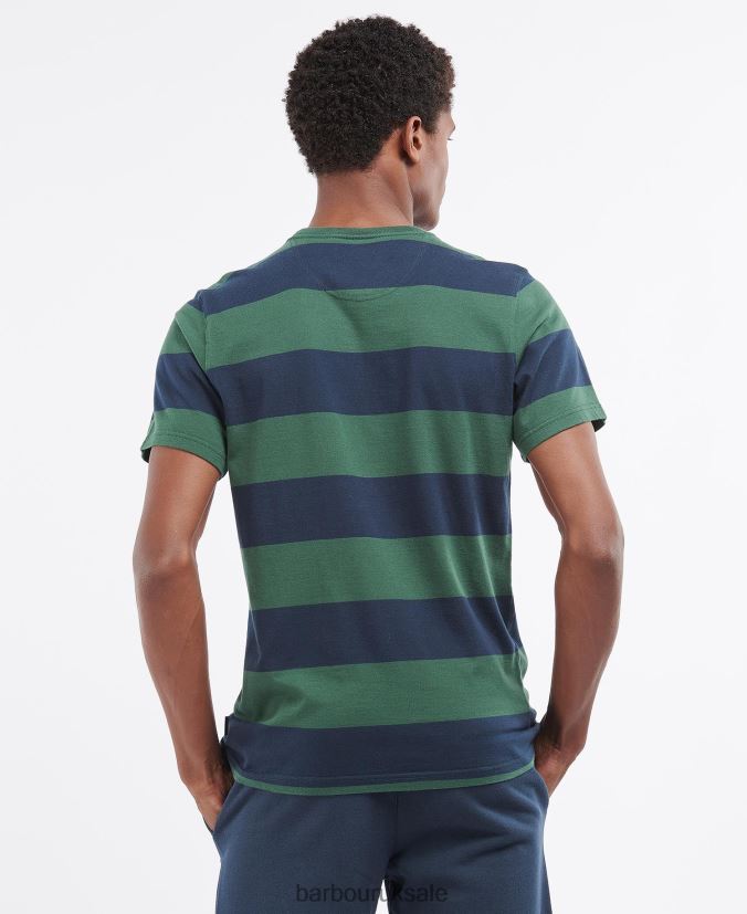 Cornell Stripe T-Shirt Barbour Men R08LB6906 Clothing Sycamore