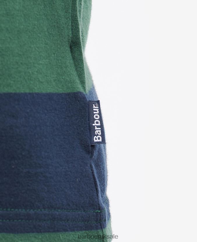 Cornell Stripe T-Shirt Barbour Men R08LB6906 Clothing Sycamore