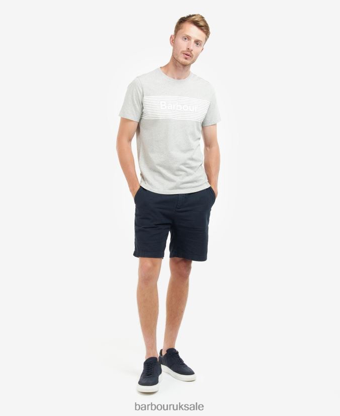Coundon Graphic T-Shirt Barbour Men R08LB6850 Clothing Classic Navy