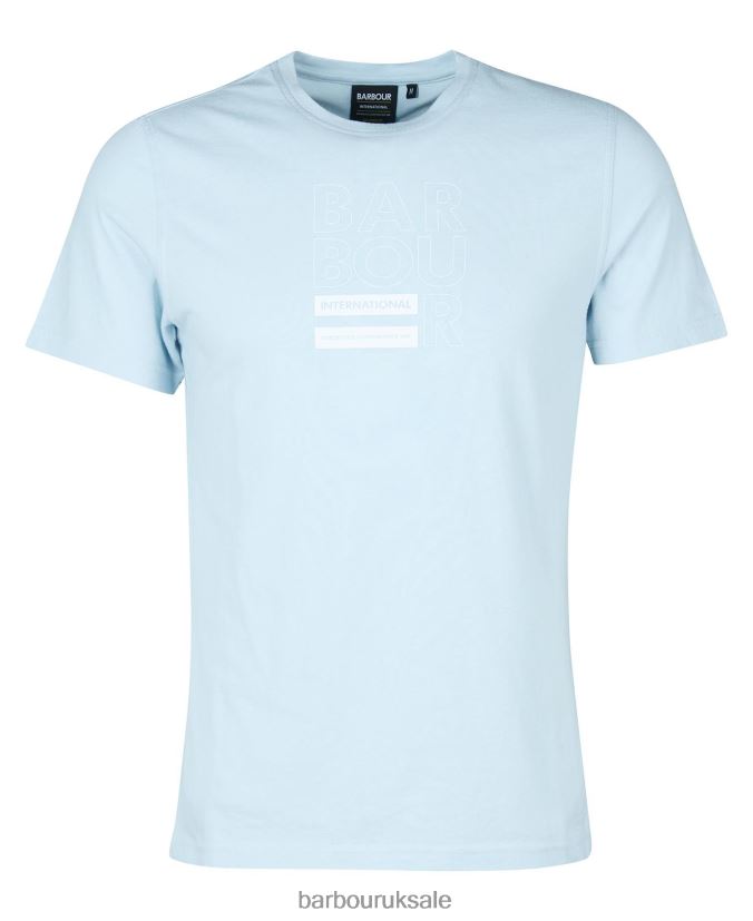 Cube Graphic-Print T-Shirt Barbour Men R08LB6936 Clothing Classic White