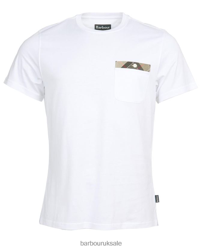 Durness Pocket T-Shirt Barbour Men R08LB6886 Clothing Chilli Red