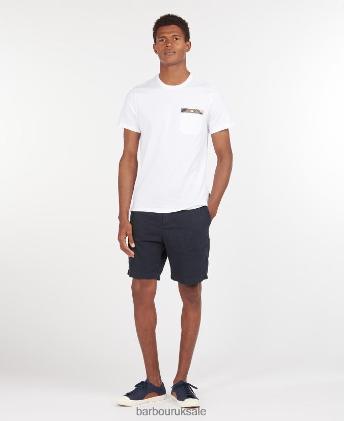 Durness Pocket T-Shirt Barbour Men R08LB6886 Clothing Chilli Red