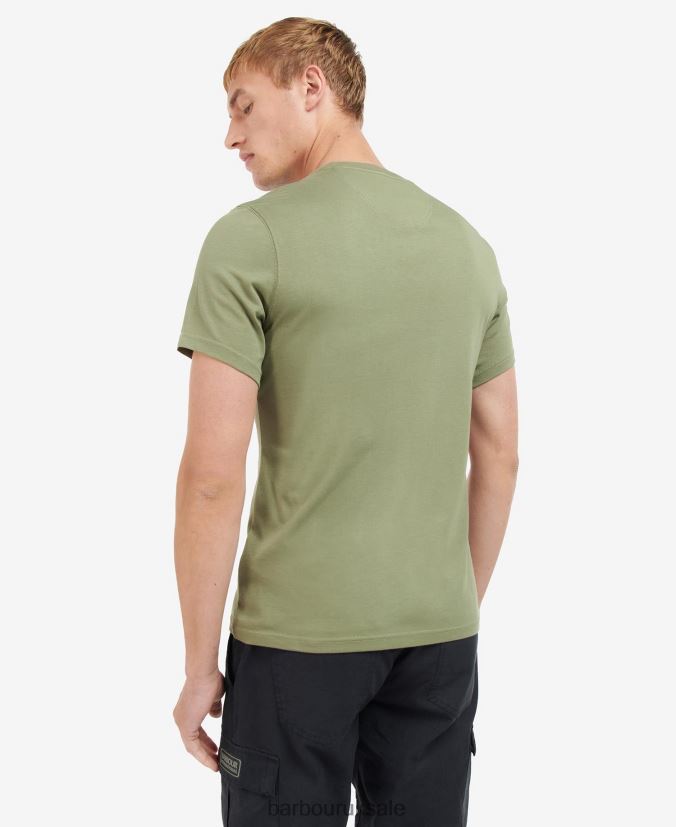 Essential Large Logo T-Shirt Barbour Men R08LB6802 Clothing Classic Black