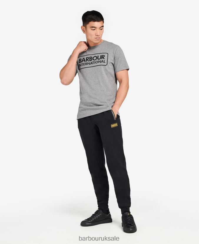 Essential Large Logo T-Shirt Barbour Men R08LB6909 Clothing Classic Black