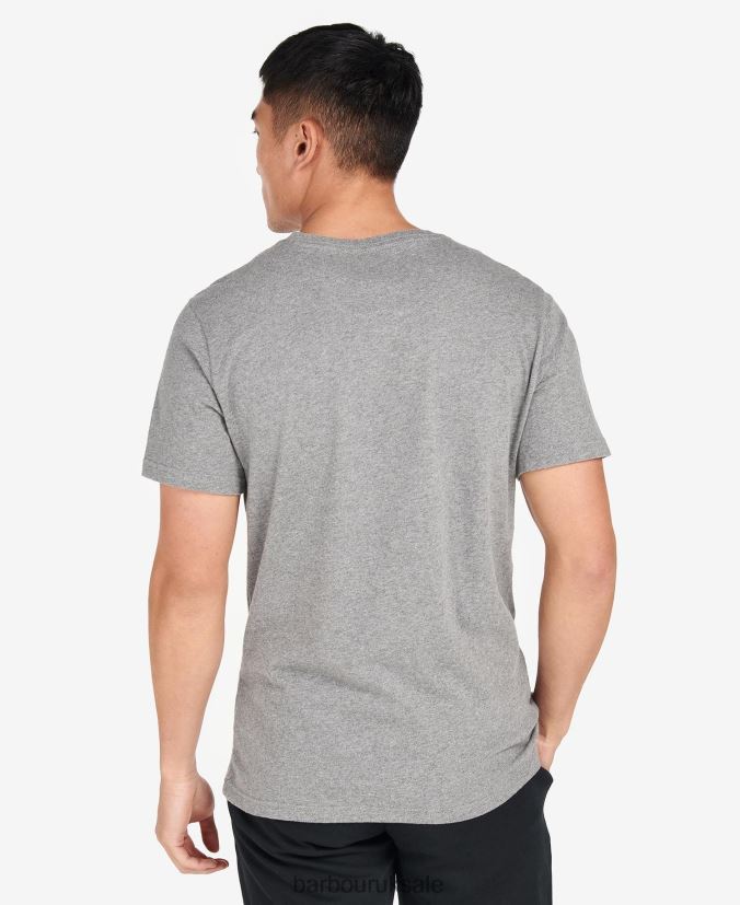 Essential Large Logo T-Shirt Barbour Men R08LB6909 Clothing Classic Black