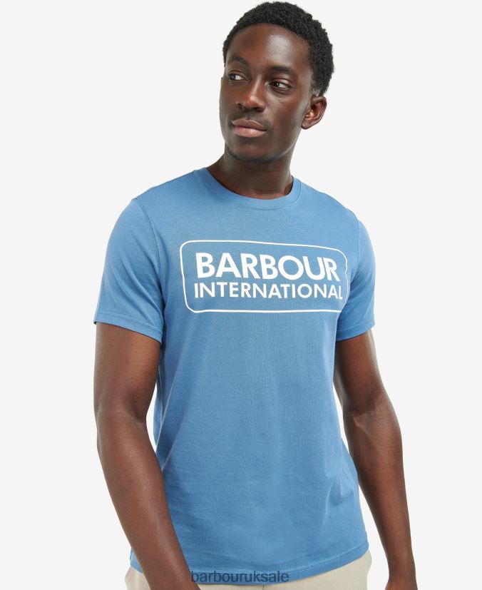 Essential Large Logo T-Shirt Barbour Men R08LB6910 Clothing Classic Black