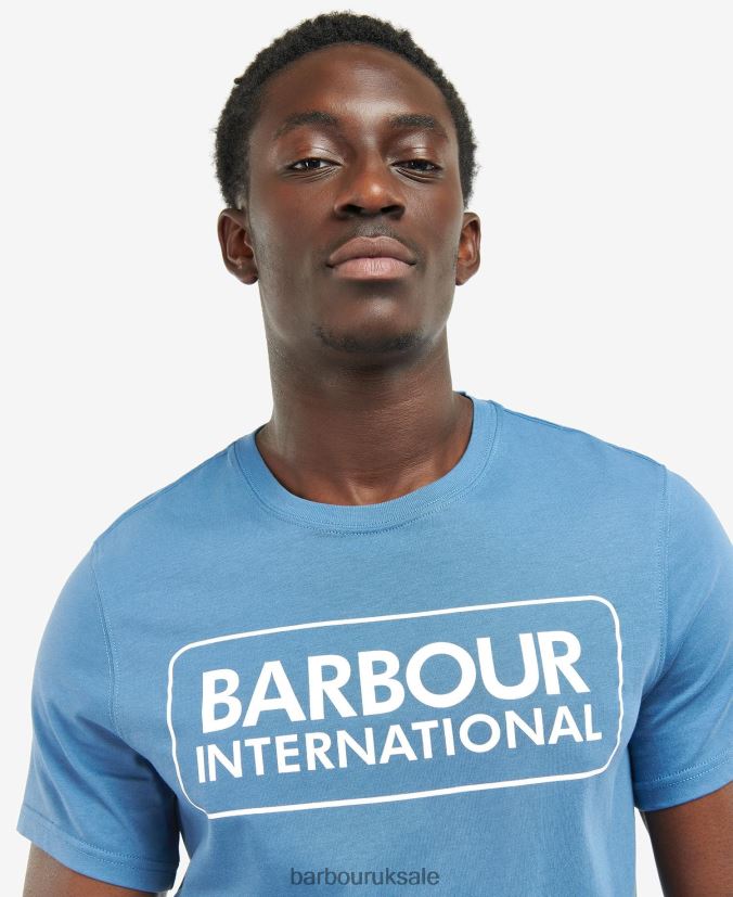 Essential Large Logo T-Shirt Barbour Men R08LB6910 Clothing Classic Black