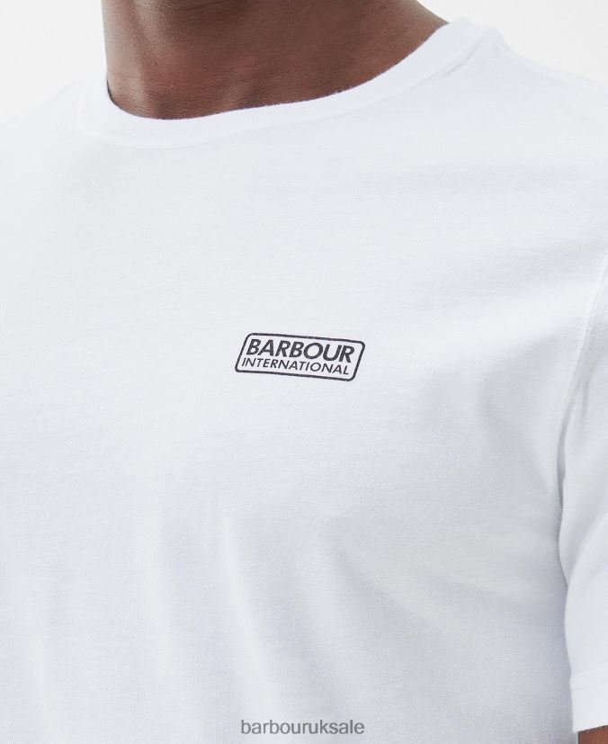 Essential Small Logo T-Shirt Barbour Men R08LB6792 Clothing Navy