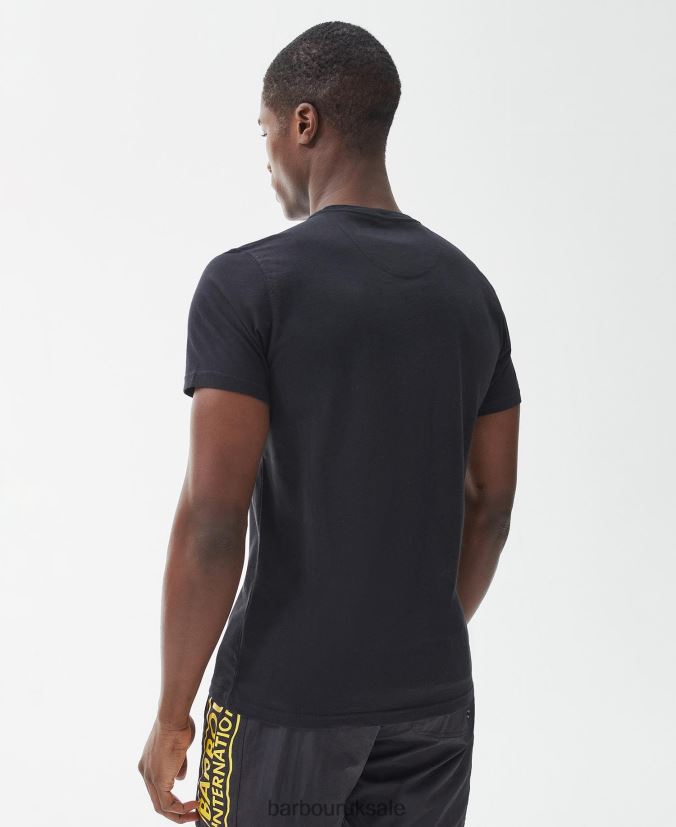 Essential Small Logo T-Shirt Barbour Men R08LB6839 Clothing Navy