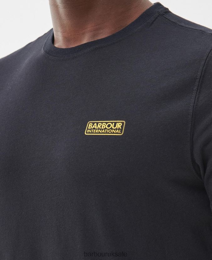 Essential Small Logo T-Shirt Barbour Men R08LB6839 Clothing Navy