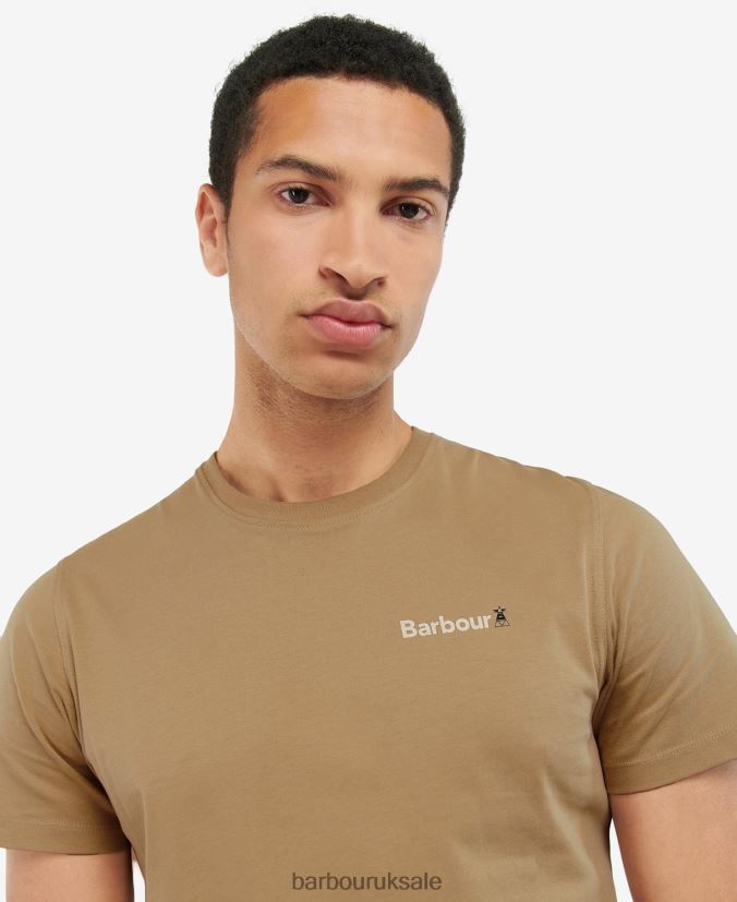 Herd Lighthouse Graphic T-Shirt Barbour Men R08LB6925 Clothing Trench