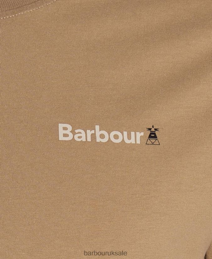 Herd Lighthouse Graphic T-Shirt Barbour Men R08LB6925 Clothing Trench