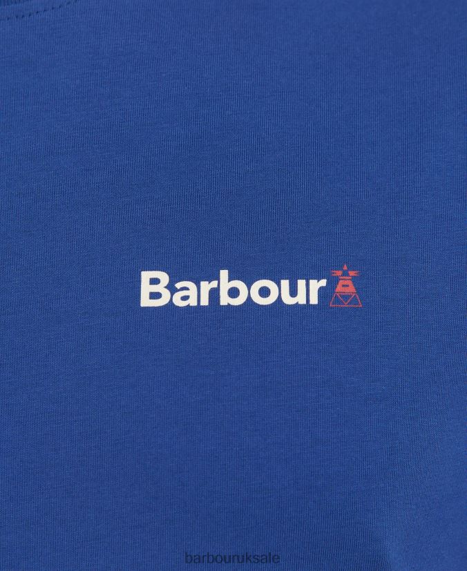 Herd Lighthouse Graphic T-Shirt Barbour Men R08LB6928 Clothing Trench