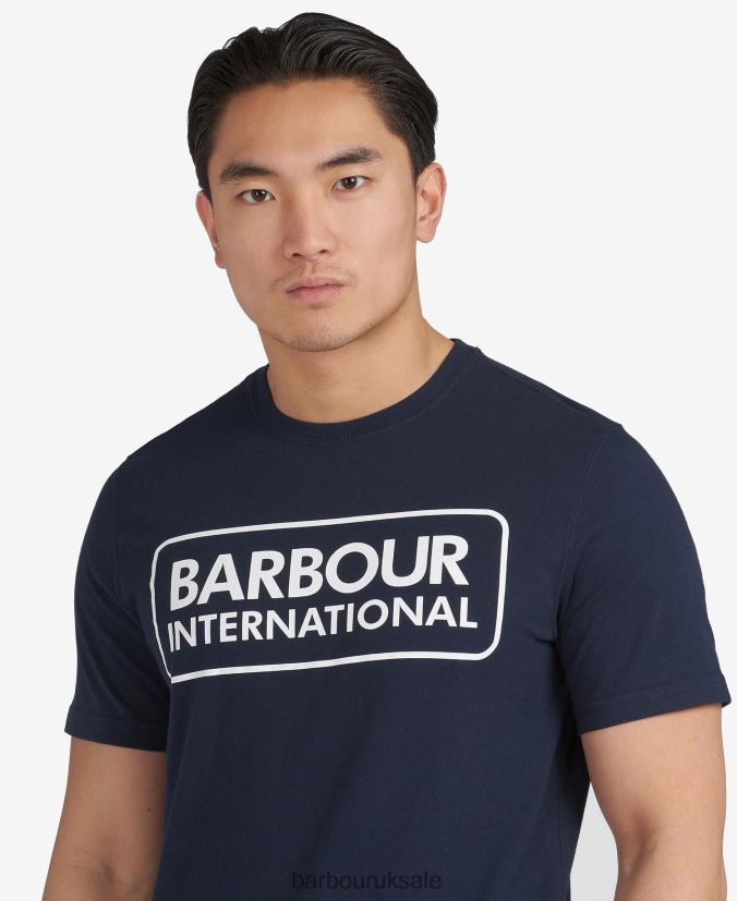 International T-Shirt Essential Large Logo Barbour Men R08LB6896 Clothing White