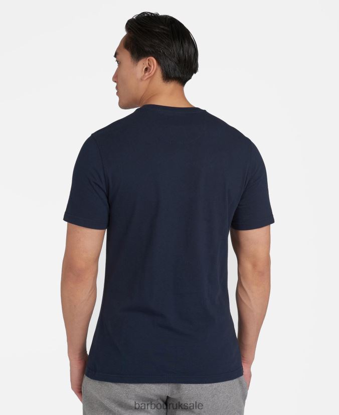 International T-Shirt Essential Large Logo Barbour Men R08LB6896 Clothing White